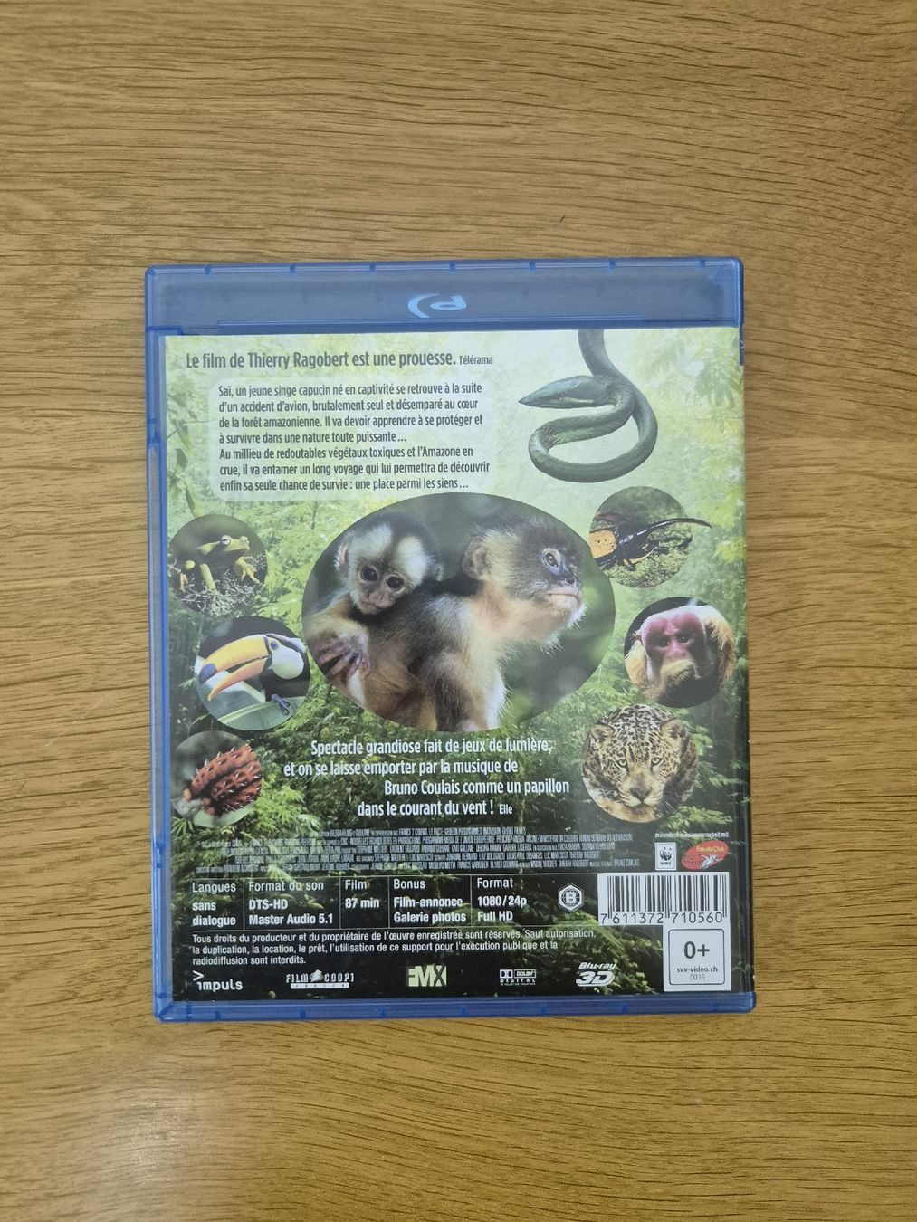 Tous les DVDs: Amazonia 3D Blu-ray - Thierry Ragobert – Neuf (Voir description) à Bogis-Bossey par VNT-GE.ch 1