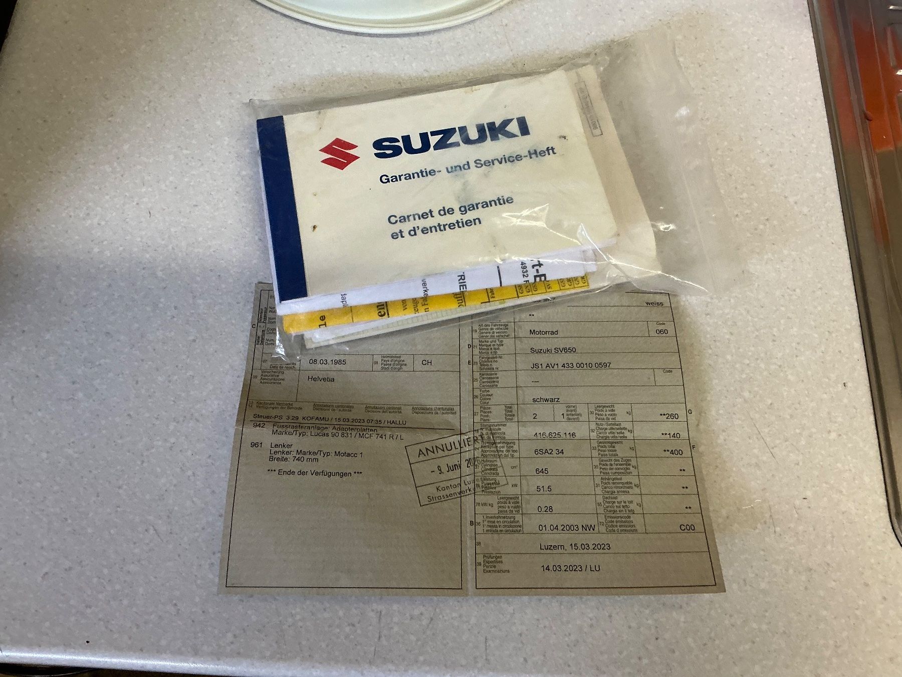 Suzuki Strada: Suzuki SV650 – Usato da strengelbach venduto da Zoks 9