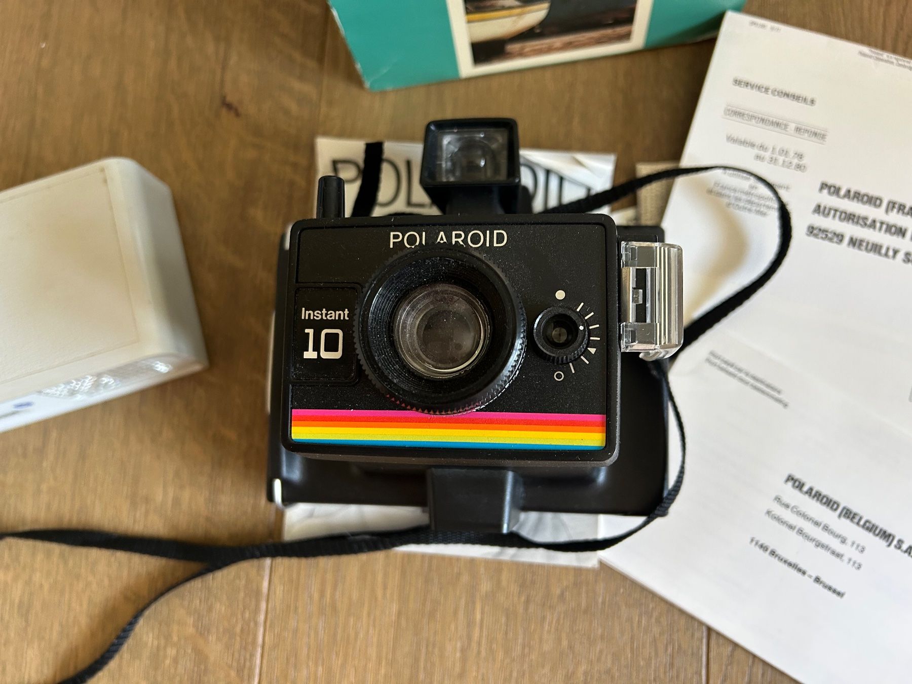 Polaroid Kamera: Polaroid Cornet Blitzgerät Kamera Instant 10 Land Camera – Gebraucht aus Rorschach von schastje 9