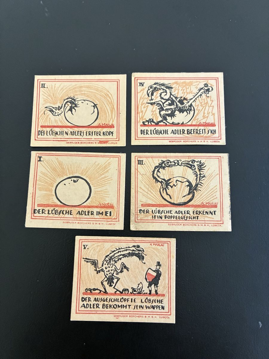 Banconote: 5 verschiedene notgeld  – Nuovo (secondo la descrizione) da Dällikon venduto da Woldbanknoten 2