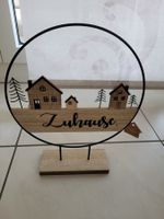 Deko "Zuhause" 34x28 cm