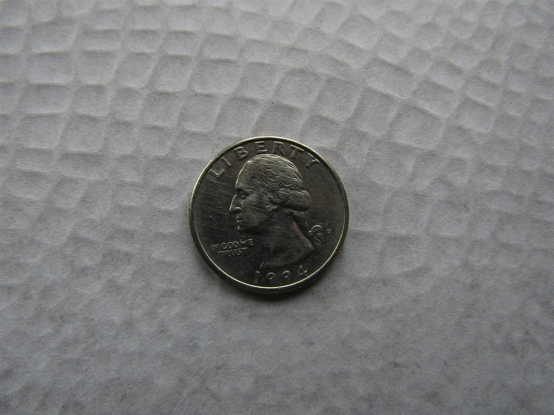 Tutti le monete: 1 quarter Dollar 1994                                (Nr.12) – Usato da Herzogenbuchsee venduto da Winigo