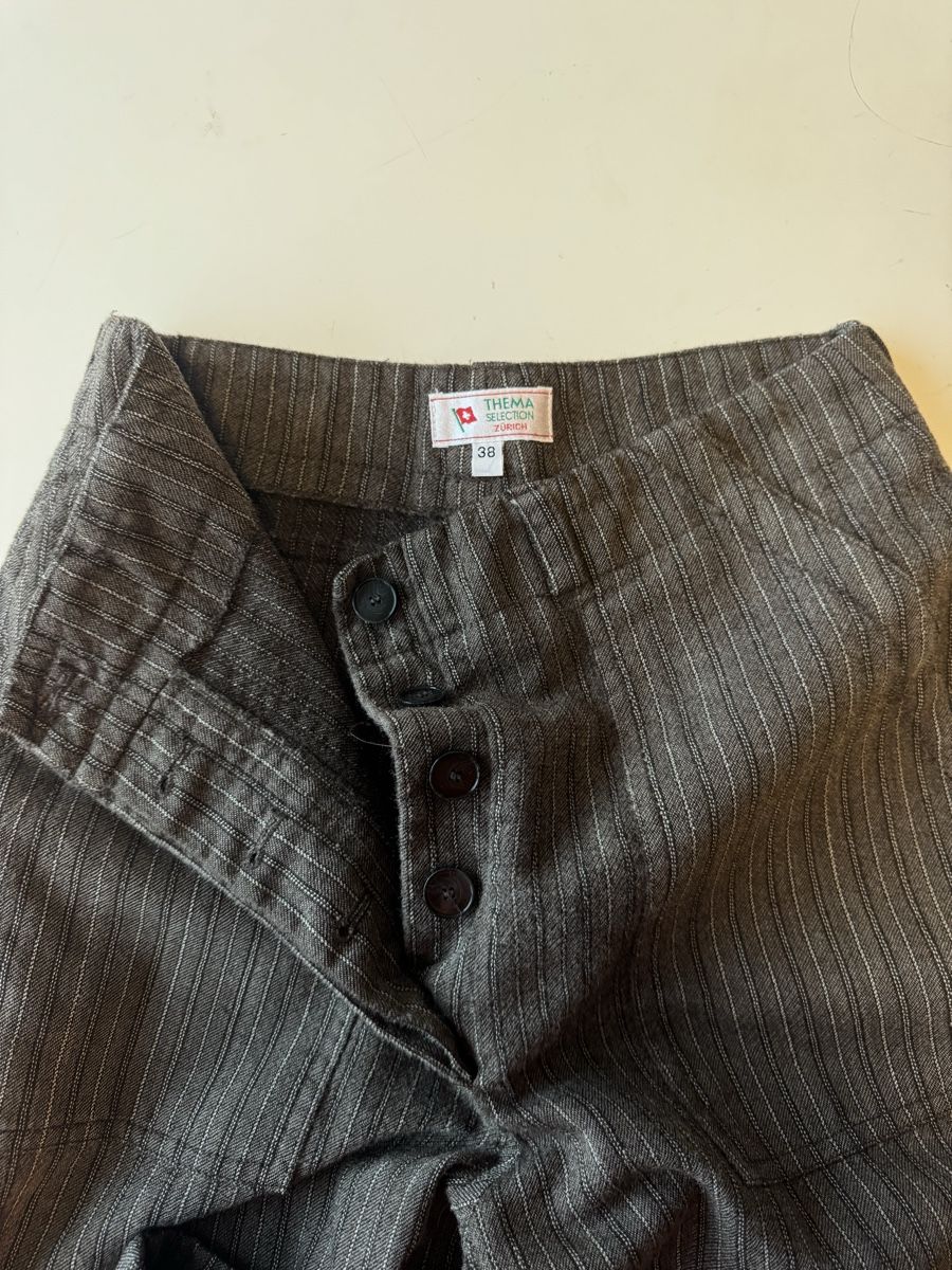 Pantaloni: Braune Stoffhose / Anzugshose – Usato da Zürich venduto da forestF4iry 1