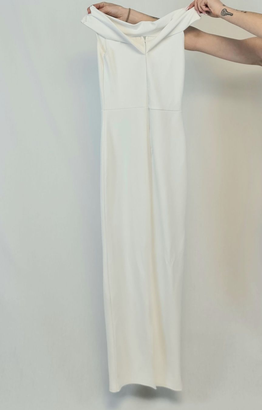 Vestiti: Robe blanche longue - épaule dénudée Taille 34 – Usato da Couvet venduto da Nawra_26 4