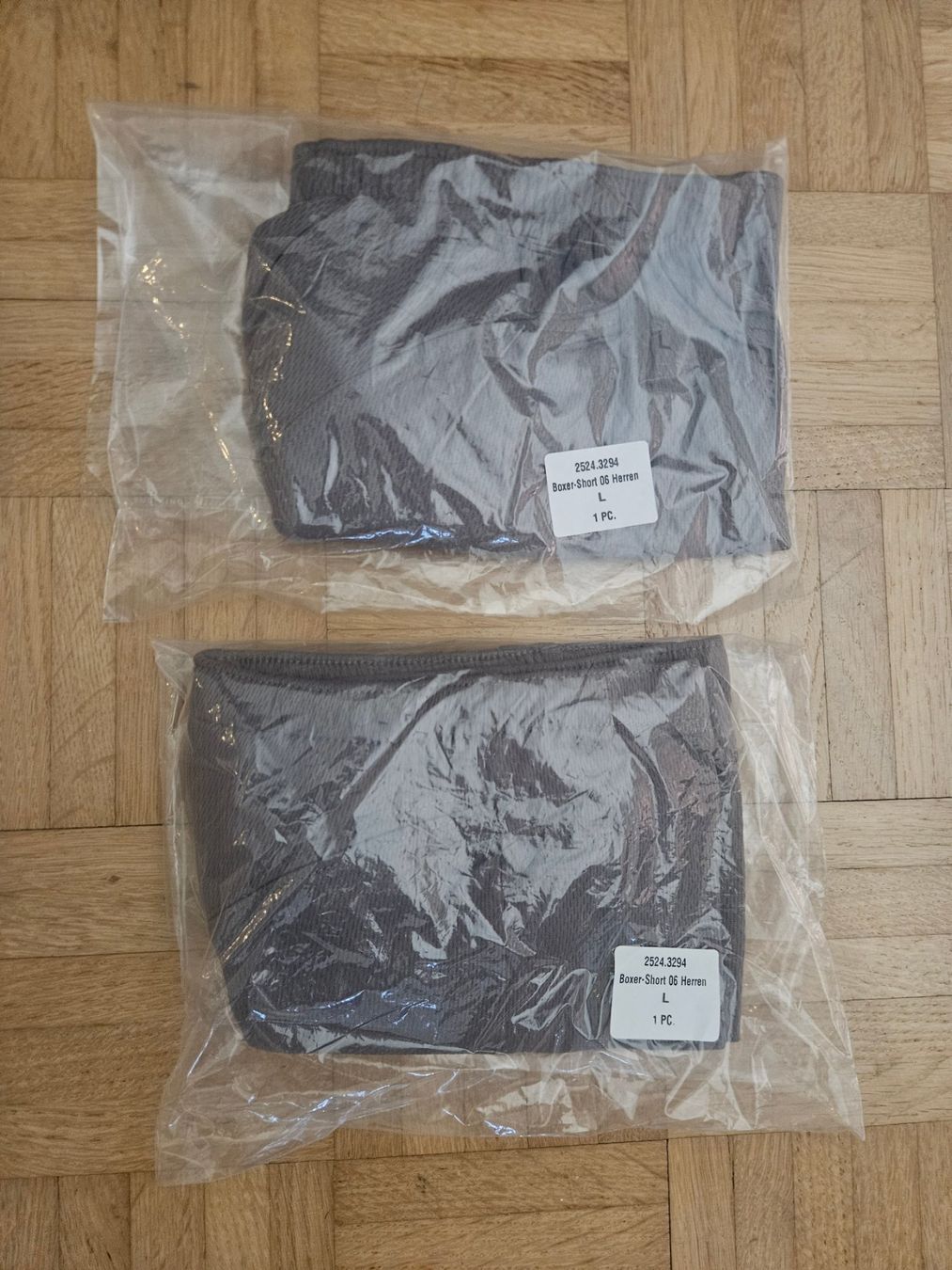 Unterwäsche: 2x Boxer-Shorts 06 Schweizer Armee Grösse L – Neu und originalverpackt aus Kerzers von dam_x6mm