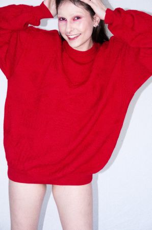 Roter Oversize Strickpullover - Kuschelig durch den Winter!
