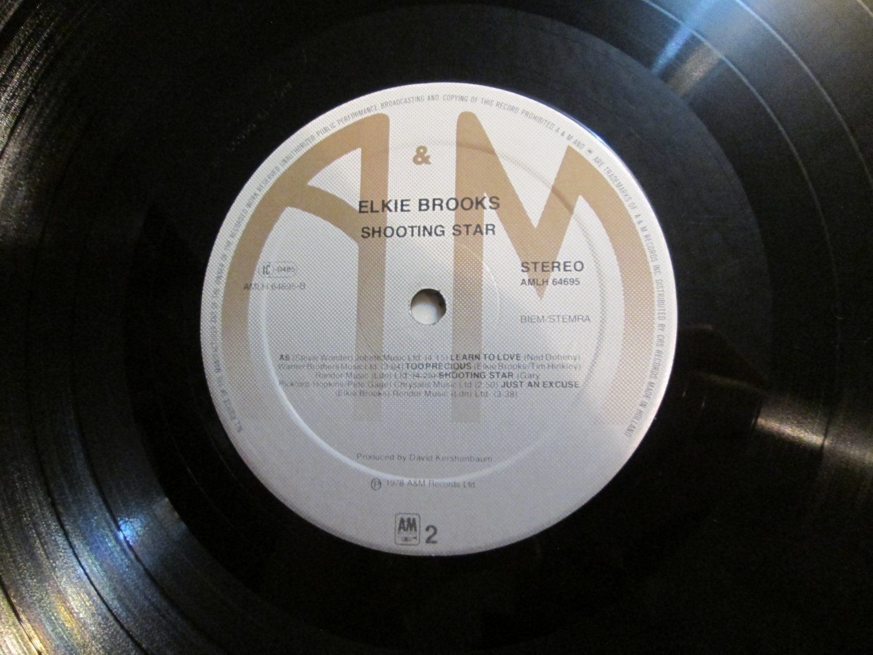Vinyles: Disque vinyle Elkie Brooks Shooting Star – D'occasion à la Chaux-de-Fonds par Lampe 2