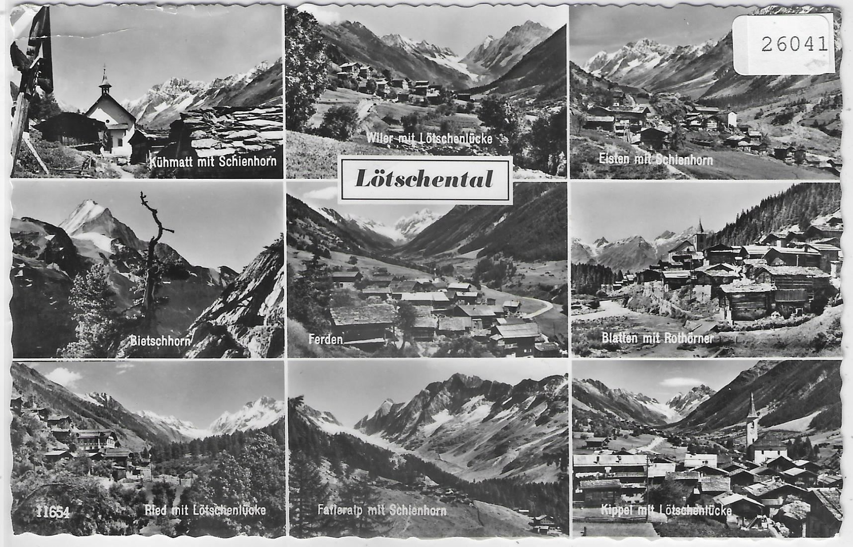 Ansichtskarten: Lötschental - Multiview – Antik aus Ettingen von Kartenplanet