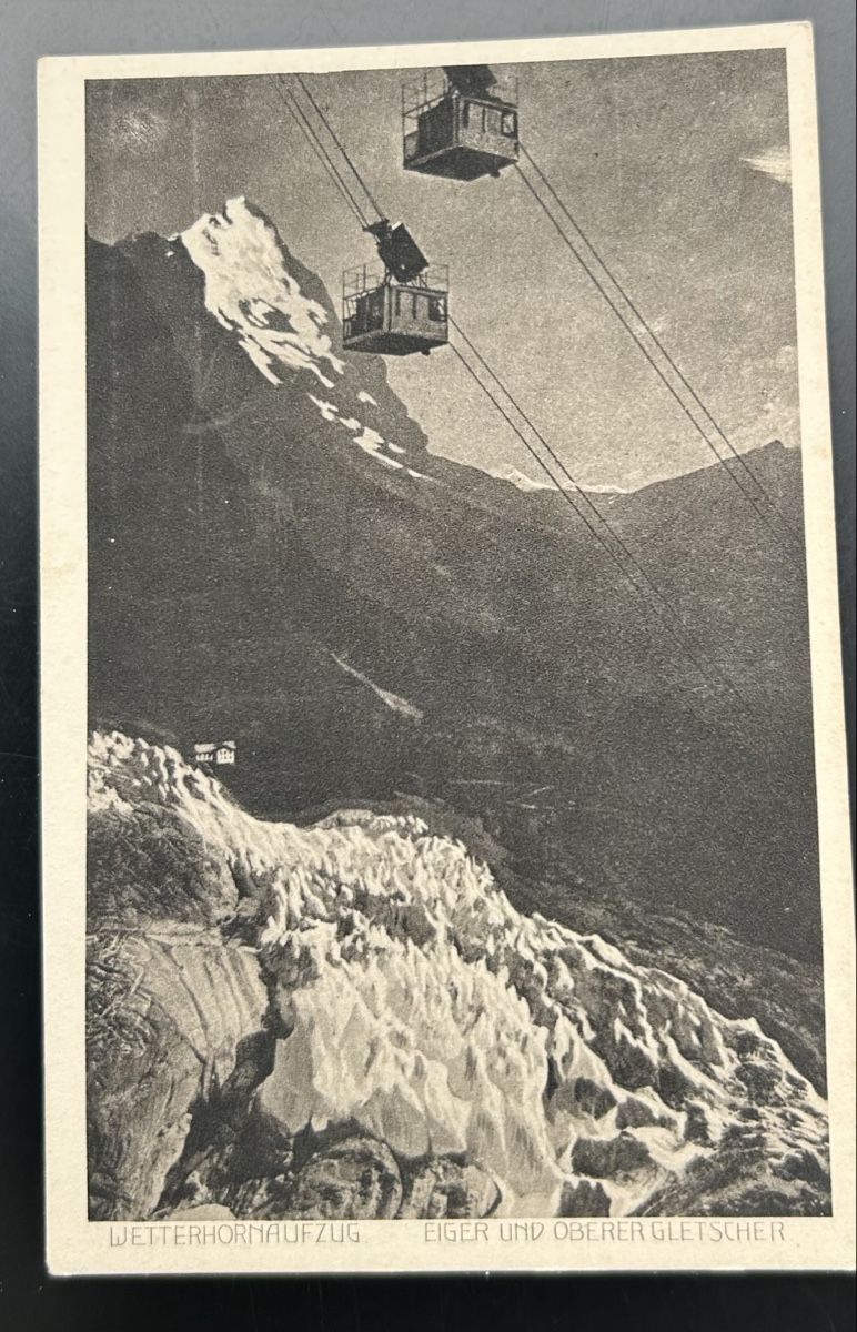 Cartoline postali: Grindelwald Wetterhornaufzug  – Usato da Horw venduto da Tellbub