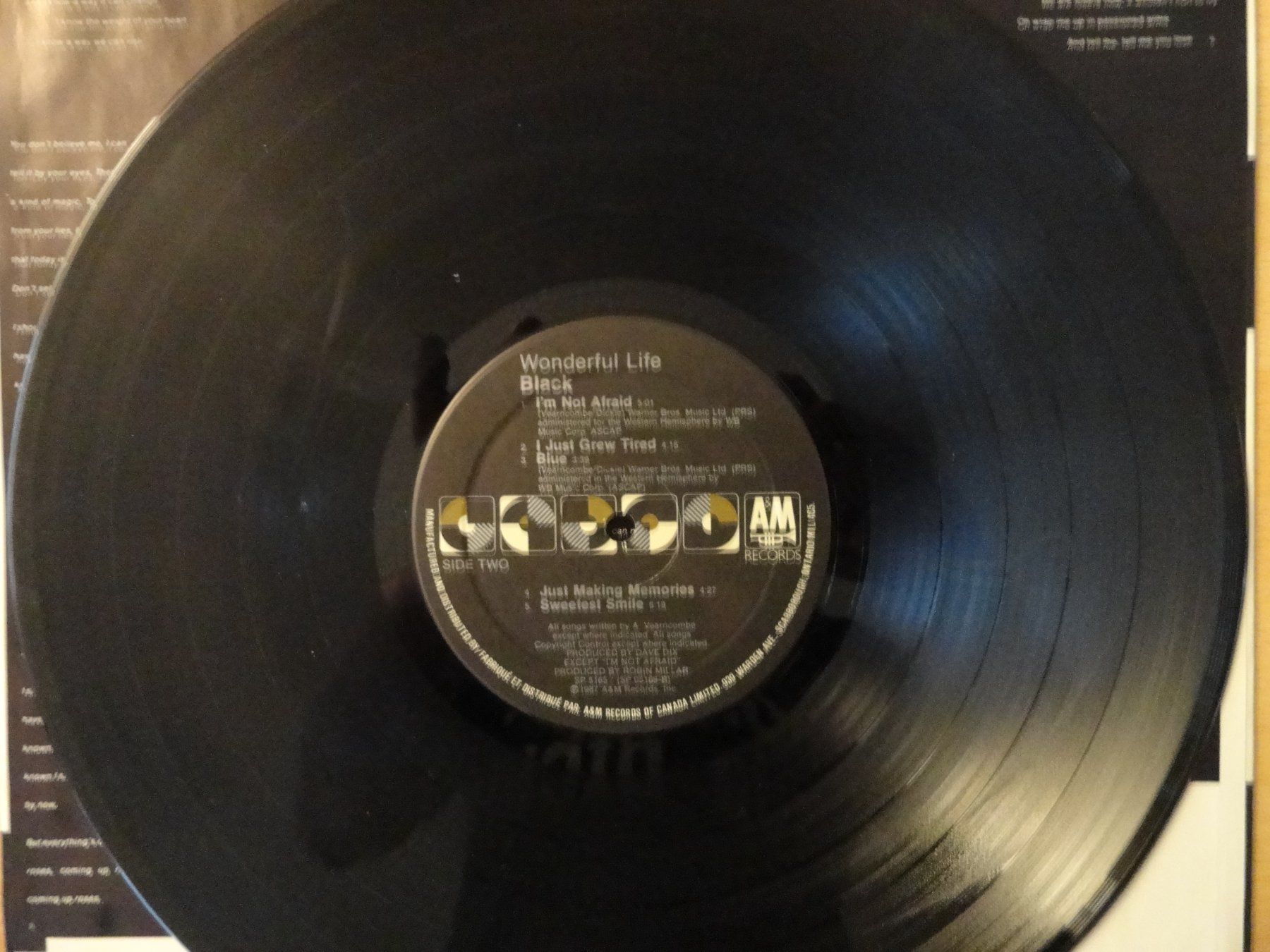 Dischi in vinile: BLACK - Wonderful Life – Usato da Neftenbach venduto da Verk13 3