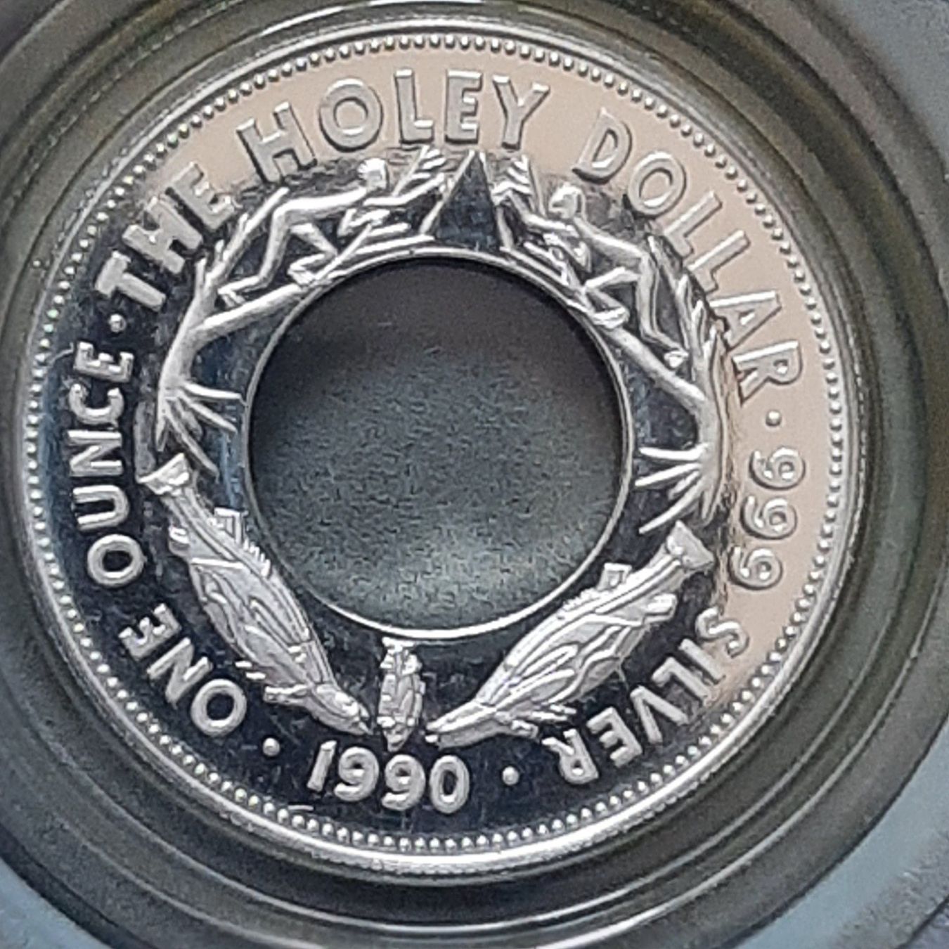 Tutti le monete: Australia the Holey Dollar & the Dump 1990 Silver RARE Proof – Nuovo e nell'imballaggio originale da Carouge GE venduto da cecob0909 3