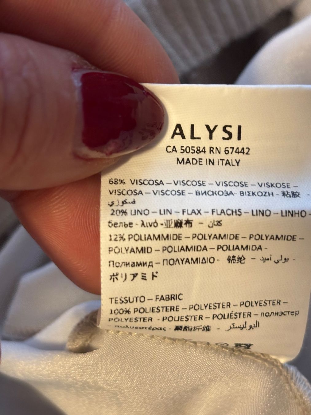 Camicette: Alysi Bluse Leinen/Viscose – Usato da St. Margrethen SG venduto da dijanaO 9