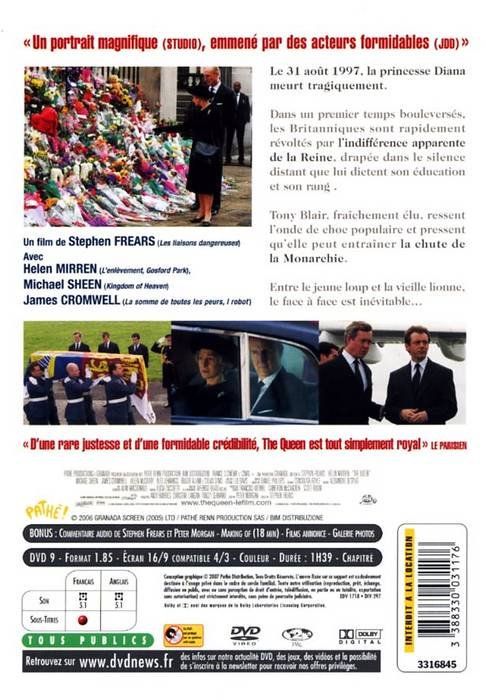 Tutti i DVDs: THE QUEEN – Nuovo (secondo la descrizione) da Bursins venduto da Adabel 1