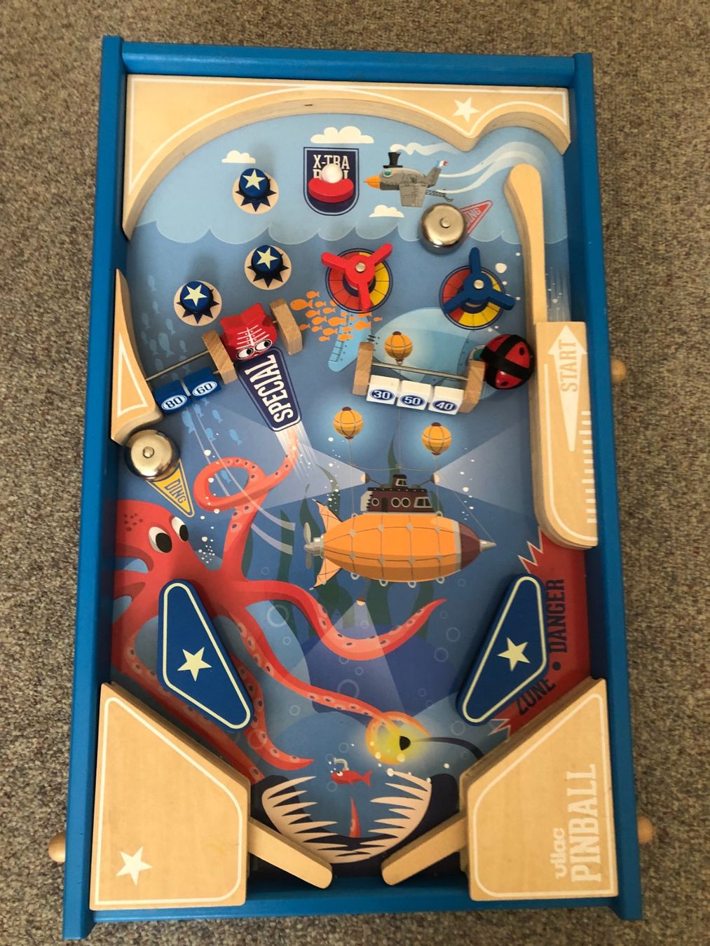 Vilac Giochi: Tisch-Fipperkasten aus Holz – Usato da Bassersdorf venduto da sammelfloh