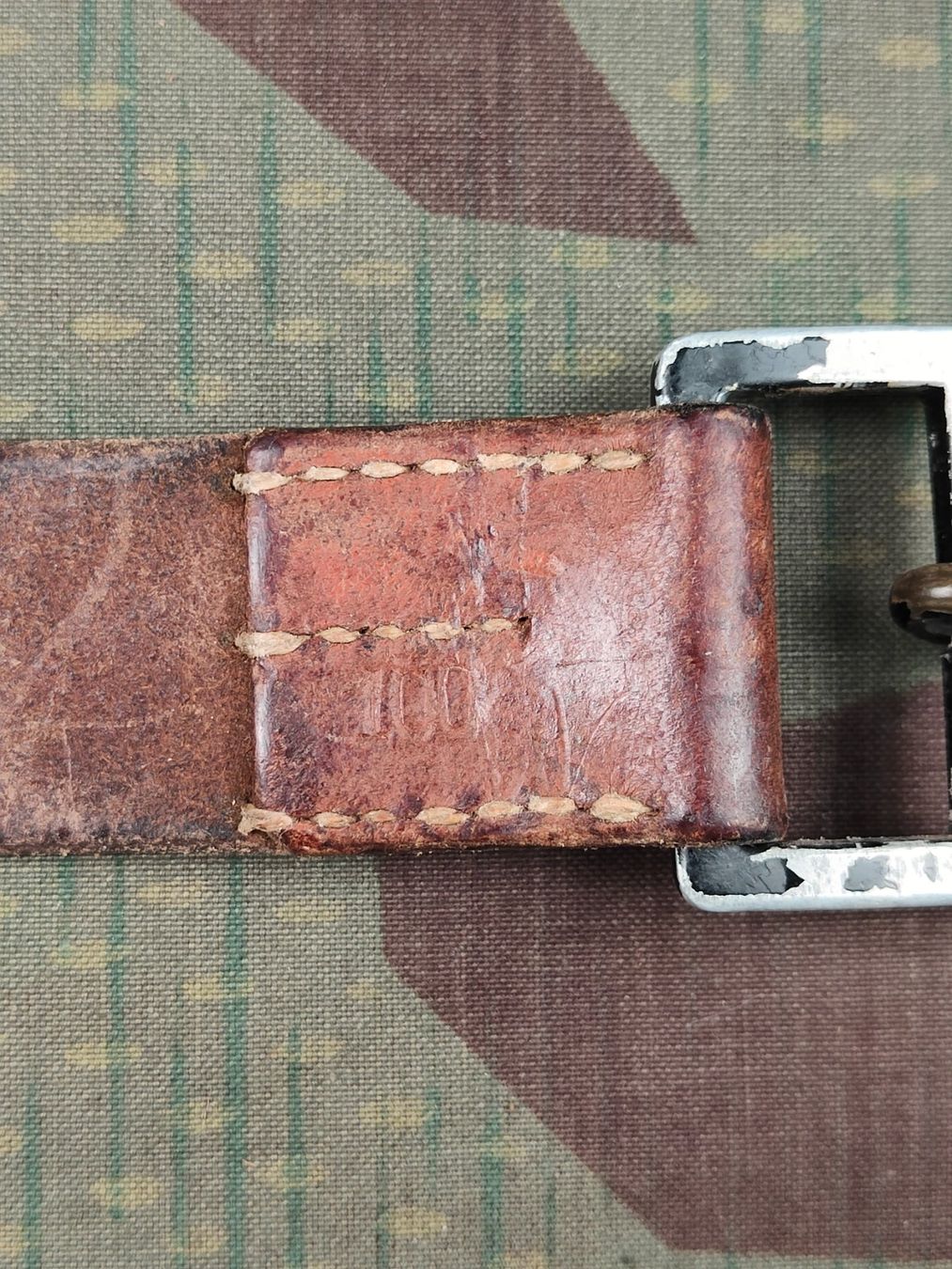 Schweizer Armee Uniformi: Leibgurt Ord. 1949/72, 100 cm – Usato da Bauma venduto da SwissMilitaria 1