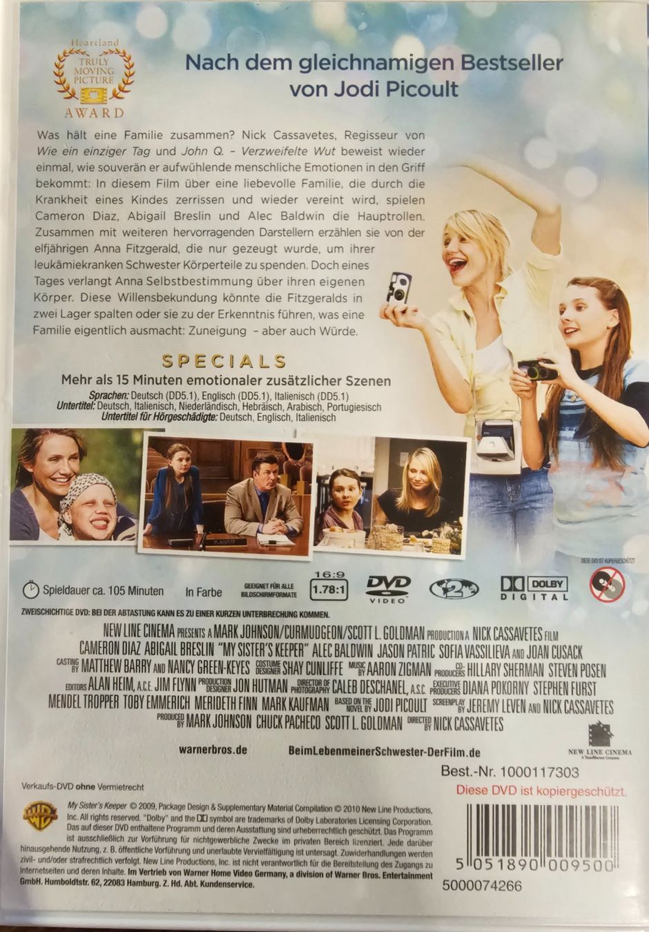 Alle DVDs: Beim Leben meiner Schwester – Gebraucht aus Wahlen b. Laufen von Cg10 1