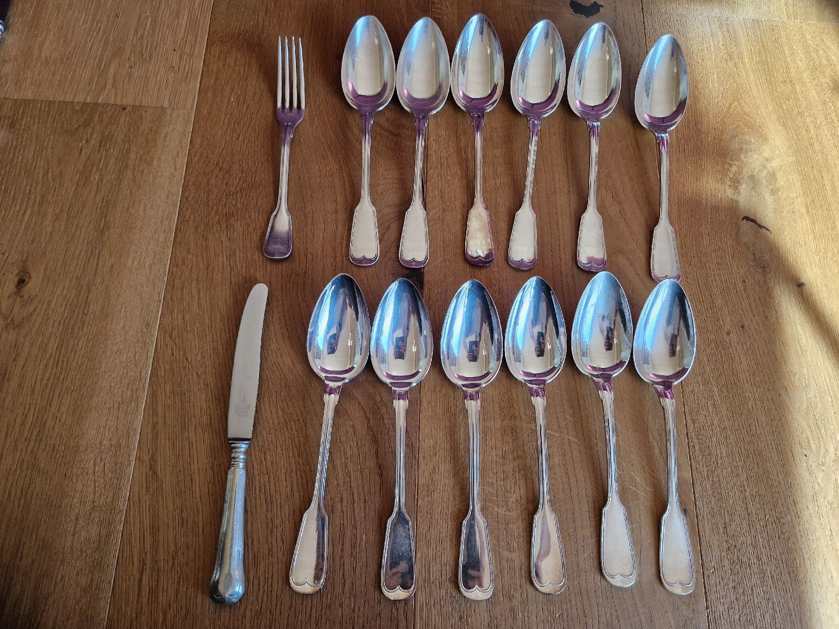 Bestecksets: Silberbesteck 14 Teile – Gebraucht aus Altdorf UR von midori05