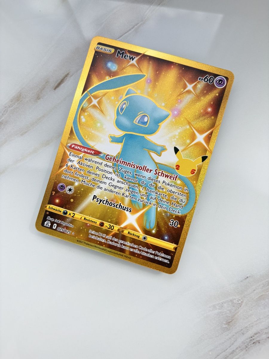 Pokémon Carte collezionabili: Pokemon Celebrations Mew DE – Nuovo (secondo la descrizione) da Wetzikon ZH venduto da Kleeblume