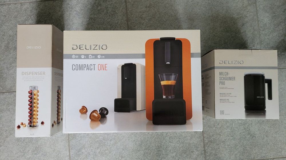 Kaffeemaschine, Delizio Compact One Set (Neu und originalverpackt) in ...