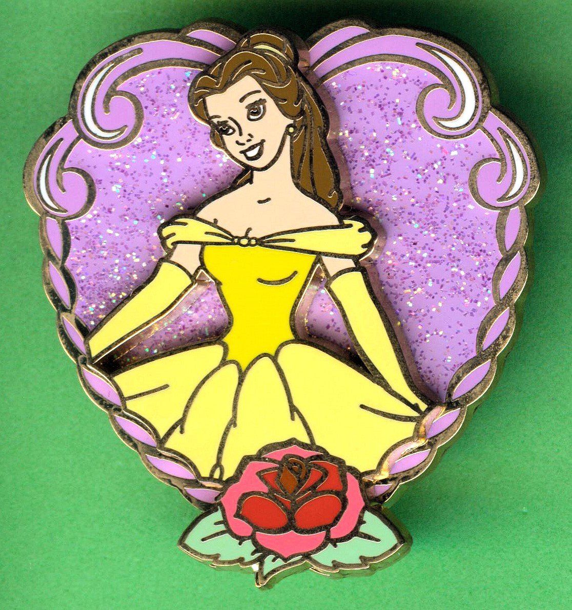 Disney Placchette & Badge: Disney   Prinzessin  BELLE – Usato da Winterthur venduto da Sammleroase