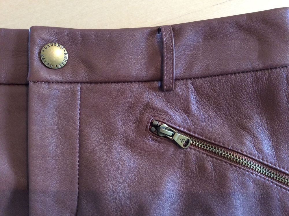 Ralph Lauren Röcke: Lederrock Ralph Lauren Gr. 2 – Neu (gemäss Beschreibung) aus Erschmatt von Gragetsch 1