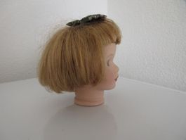 Puppenperücke, Perücke Puppen, U: 23 cm, L: 8 cm, rot-blond