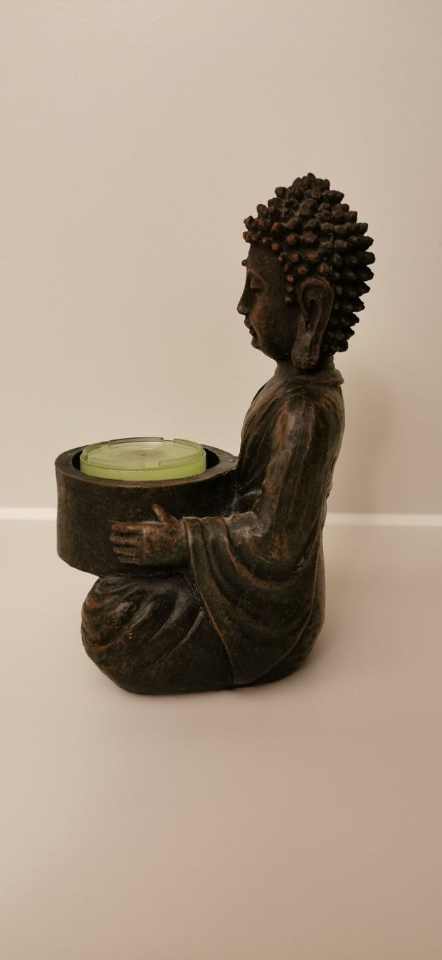 Portacandele: Buddha Kerzenhalter – Usato da Oberhofen am Thunersee venduto da jo0ker9 1