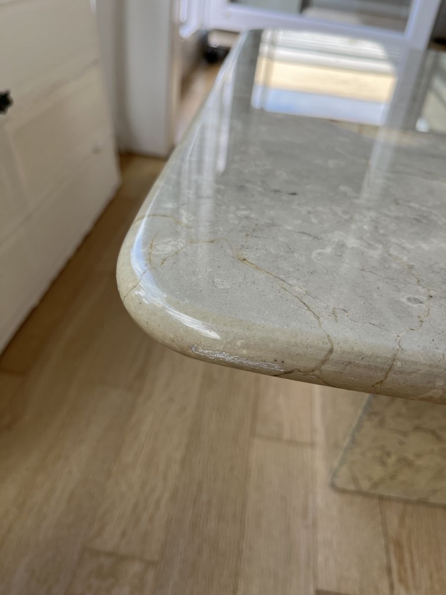Tavoli: Vintage Marmortisch Couchtisch mit Sockel – Usato da Anglikon venduto da ste_t2gx 4