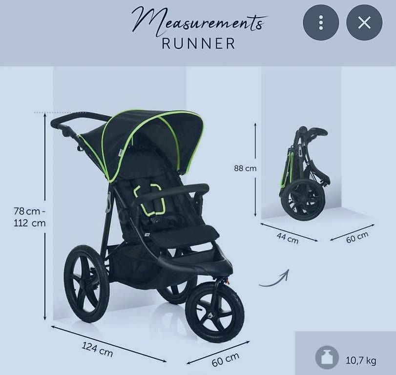 Poussette: Poussette Hauck Runner – D'occasion à Genève par bibeltrade 2