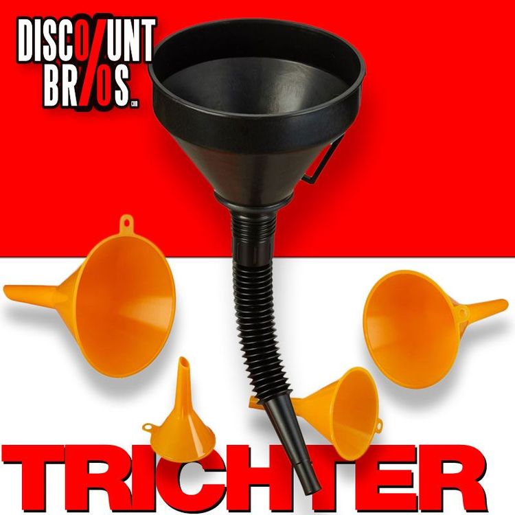 ARTSEWPLY Flexibler Autotrichter - Grauer Kunststofftrichter Für Benzin & Öl