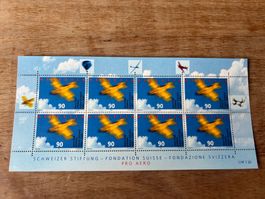 8x -.90 Briefmarken postfrisch Aeroclub Schweiz 2001