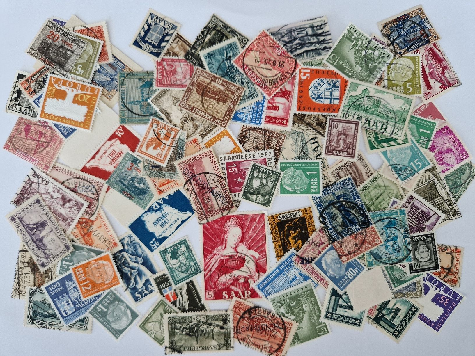 Tutti i francobolli: Briefmarken Lot Saargebiet Saar – Usato da St. Gallen venduto da Enrico_SG