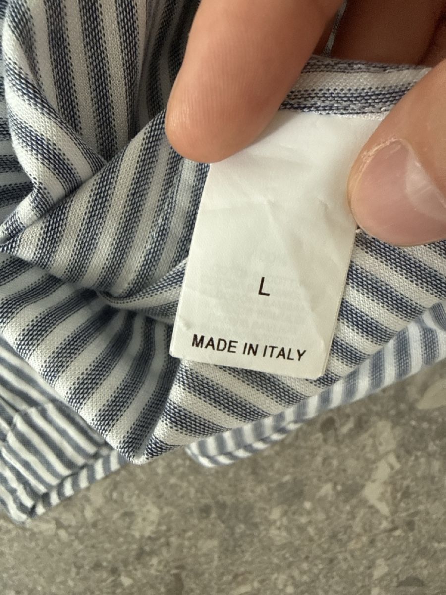 Brunello Cucinelli Camicie: Brunello Cucinelli Hemd gestreift Slim Fit Grösse L – Usato da Birmensdorf ZH venduto da nin.am 2