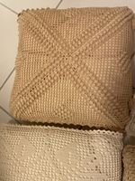4 Boho Zierkissen Handarbeit