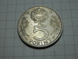 Ungarn 5 Forint, 1985