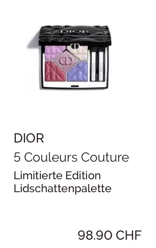 Dior Make-up: DIOR Lidschatten Palette Limitiert – Nuovo (secondo la descrizione) da Rüfenacht BE venduto da Milena_1 1