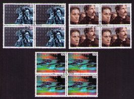 1995_882-884_100 Jahre KINO_Viererblocks ERSTTAG 5.9.95 Bern