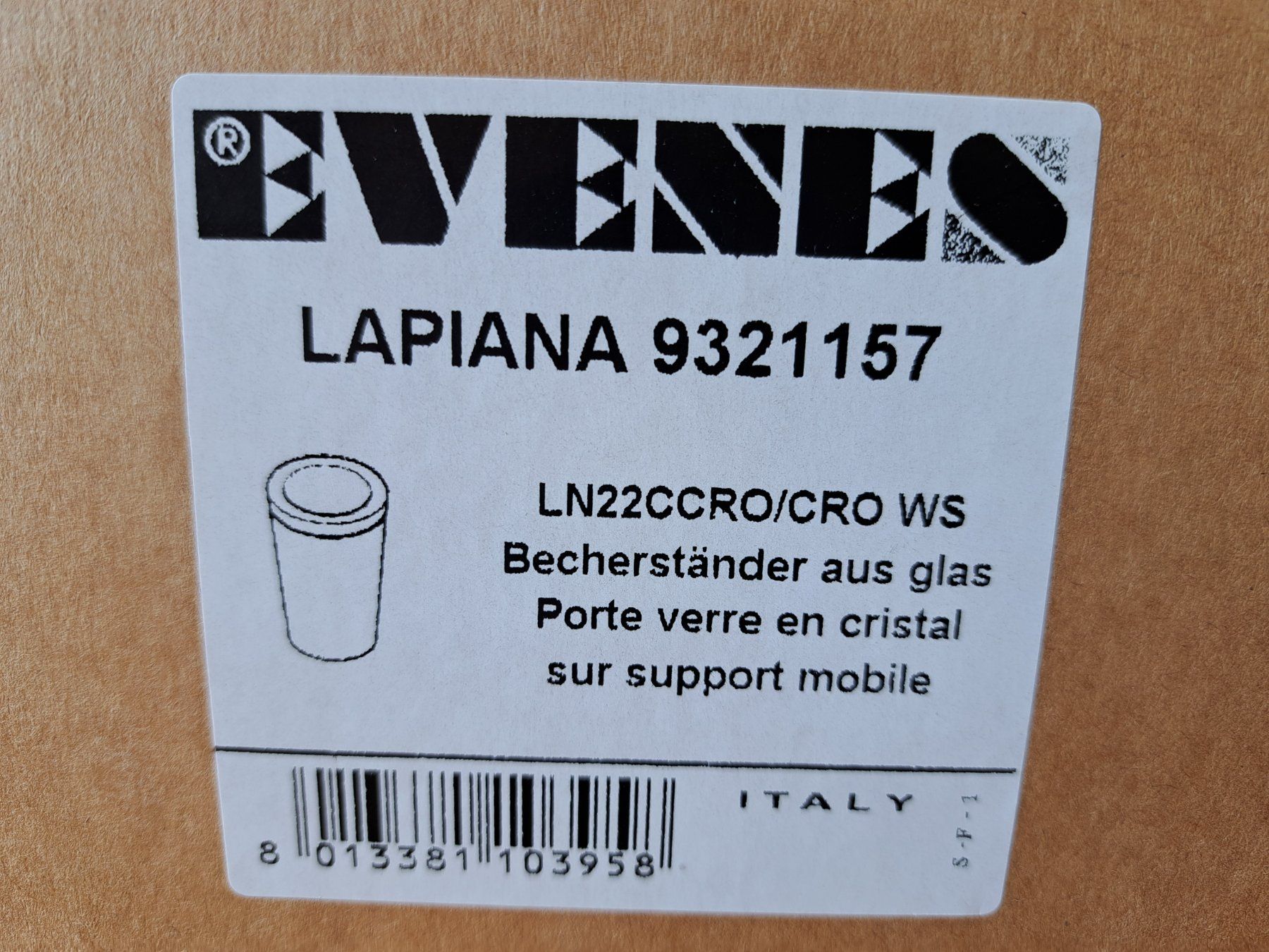 Bicchieri: Becherständer aus Glas – Nuovo e nell'imballaggio originale da Tegerfelden venduto da Spick67 3