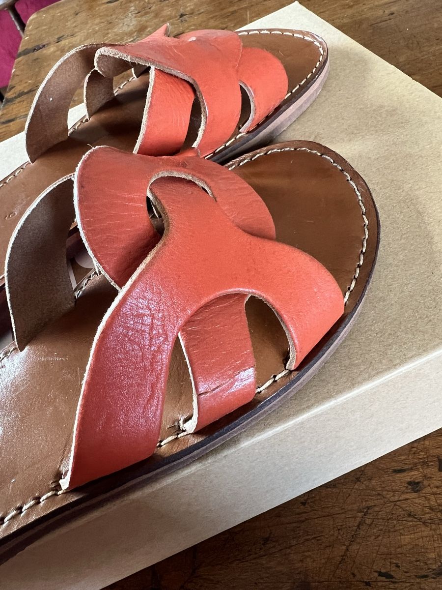Scarpe da donna: Leather Slide Sandals – Nuovo (secondo la descrizione) da Zürich venduto da fbe_6y69 2