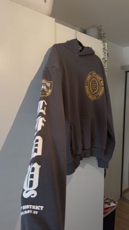 LFDY - GRAUER HOODIE MIT PRINT