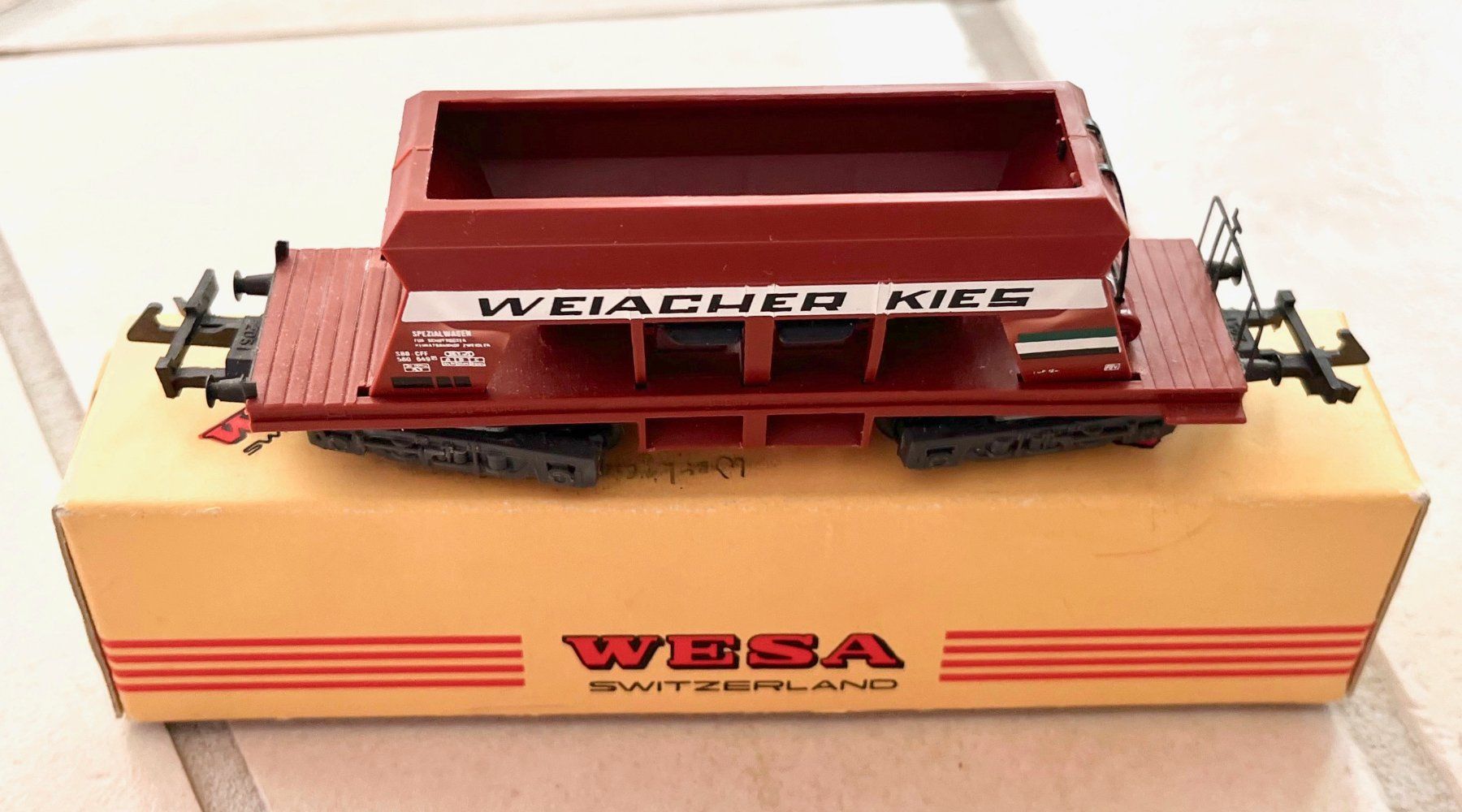 Wesa Modelleisenbahnen: WESA  235 Weiacher  Wagen – Neu (gemäss Beschreibung) aus Bleiken von hbw45