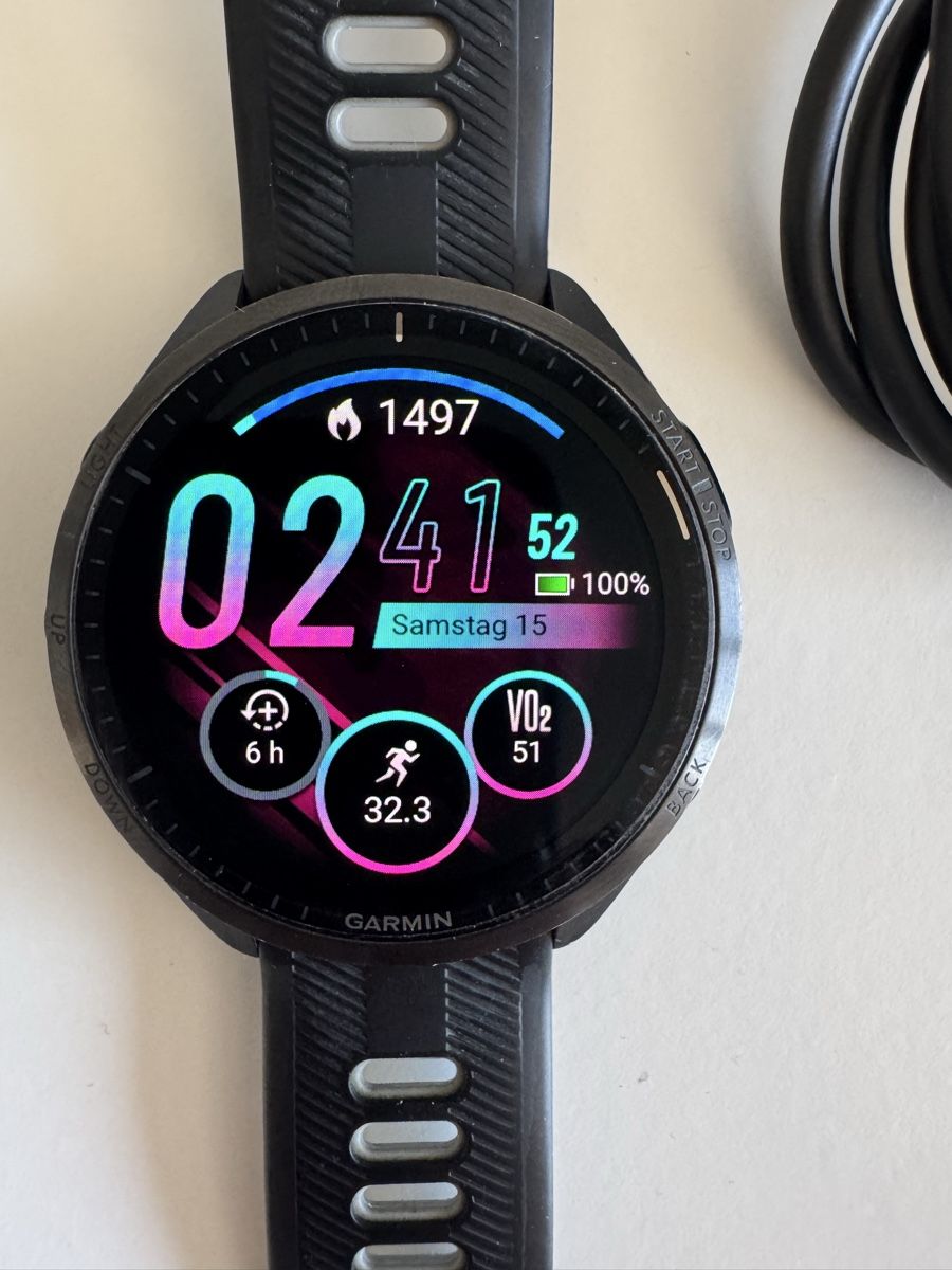 Garmin Smartwatch: Garmin Forerunner 965 schwarz – D'occasion à Thal par steinli25 1