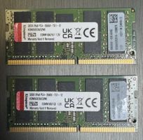 Kinston DDR4 2666 ECC unbuffered 64 GB (2 x 32GB) SO-DIMM