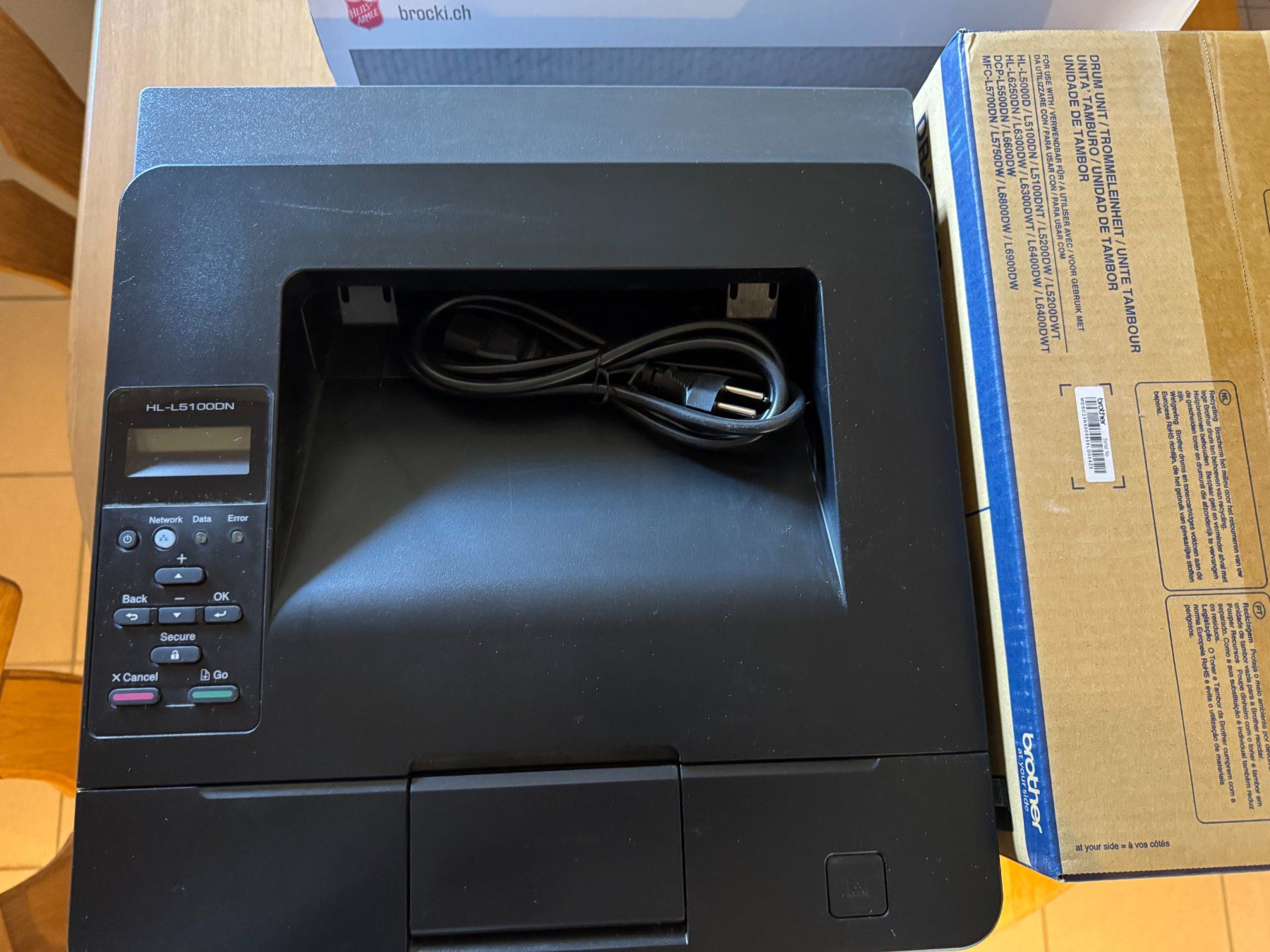 Brother Drucker: Brother-Laserdrucker HL-L5100DN einfarbig mit Material – Gebraucht aus Meienried von SCM_BV_CH 1