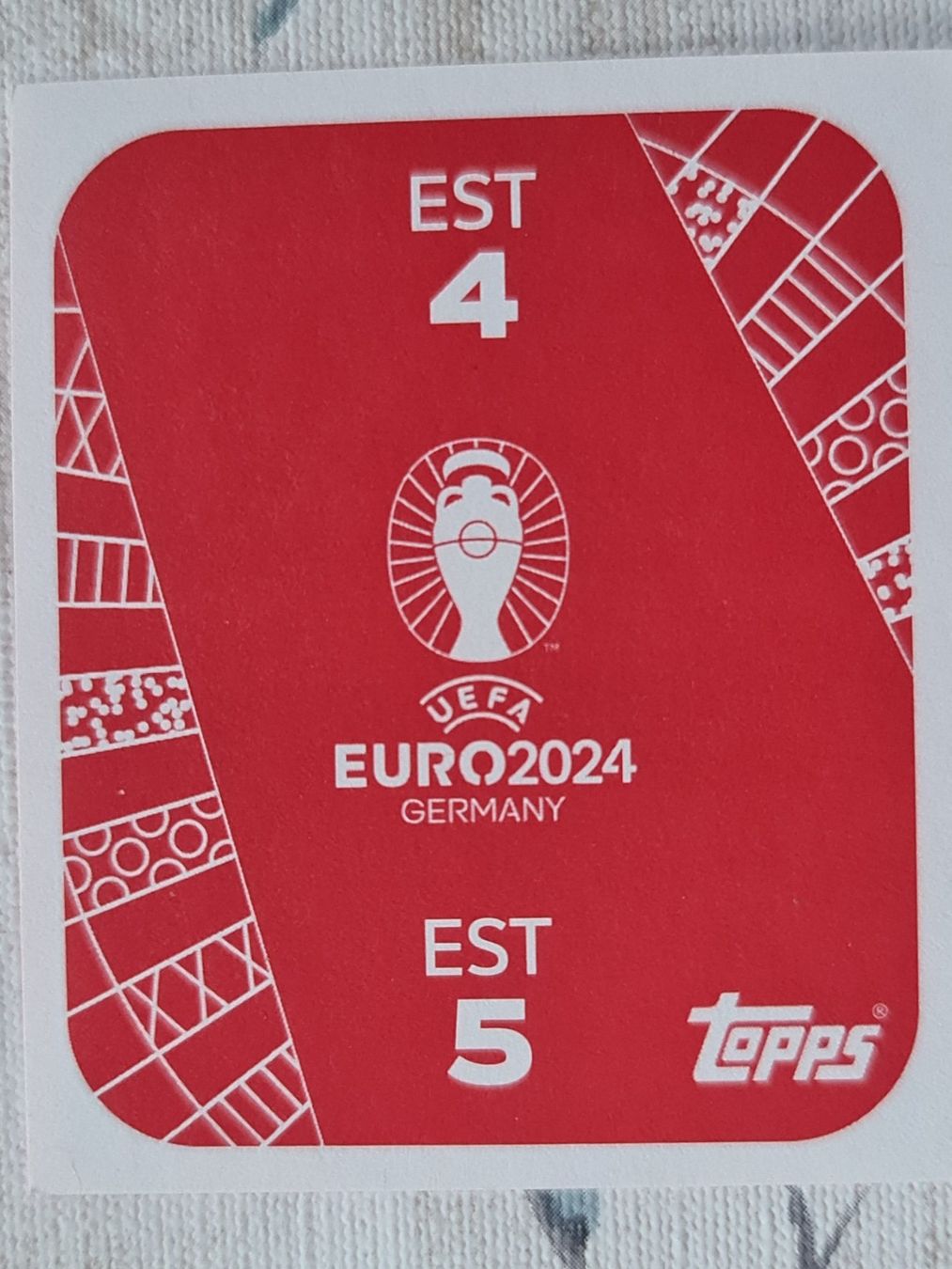 Topps Carte collezionabili: Topps EURO2024 EST 4 EST 5 – Nuovo e nell'imballaggio originale da Dintikon venduto da Prime-shop 1