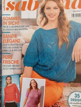 Strickheft Sabrina 4/23, Strickjournal
