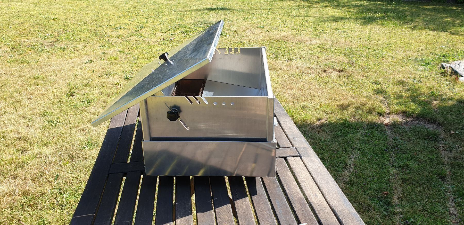 Griglie: Tischgrill Campinggrill – Nuovo e nell'imballaggio originale da Langenthal venduto da Physycer0 1