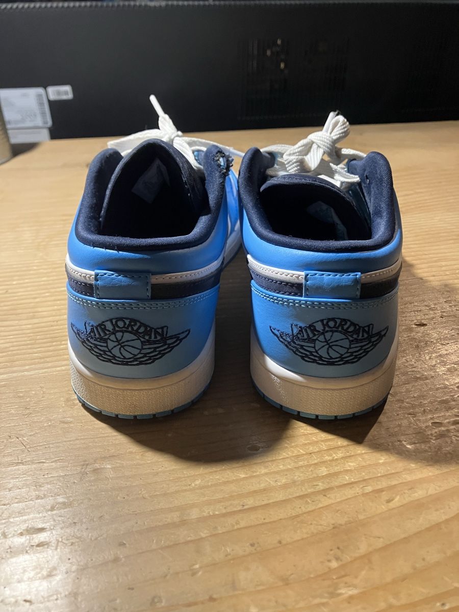 Chaussures hommes: Jordan 1 Low UNC 2021 gebraucht – D'occasion à Balgach par lor_28v2 1