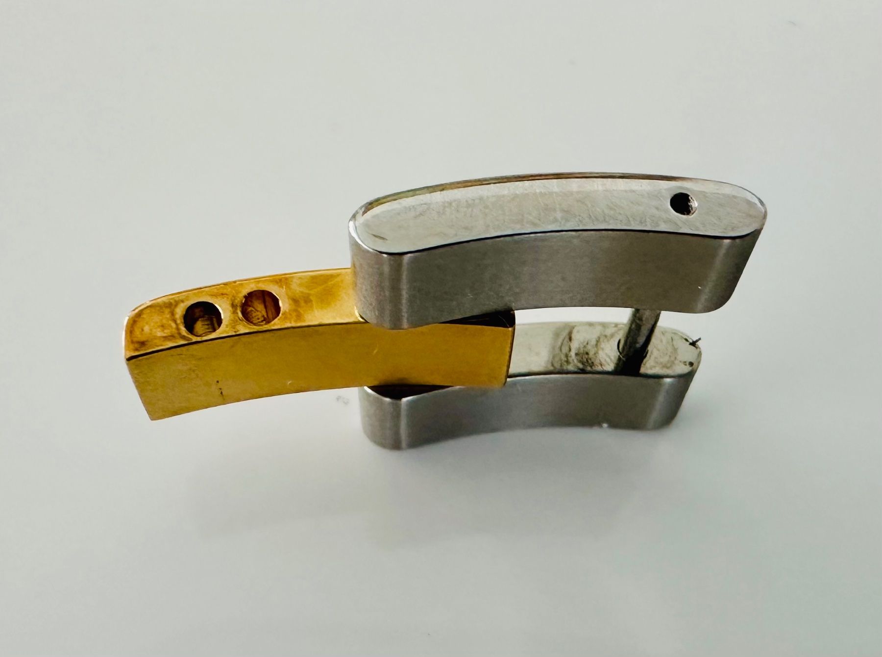 Baume & Mercier Orologi: BAUME & MERCIER LINEA  - MAILLON BICOLORE 14 mm – Nuovo (secondo la descrizione) da Conthey venduto da advisia 5