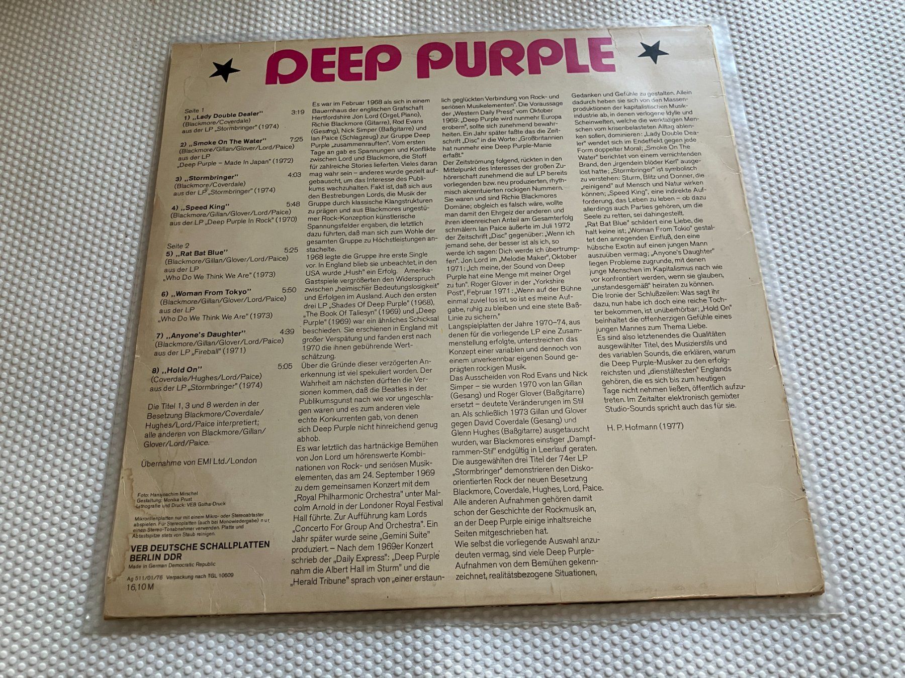 Vinyles: Deep Purple – D'occasion à Aarwangen par Jukebox3 2